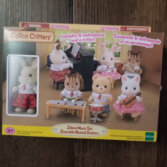 Calico Critters School Music Set - Picture 1 of 6